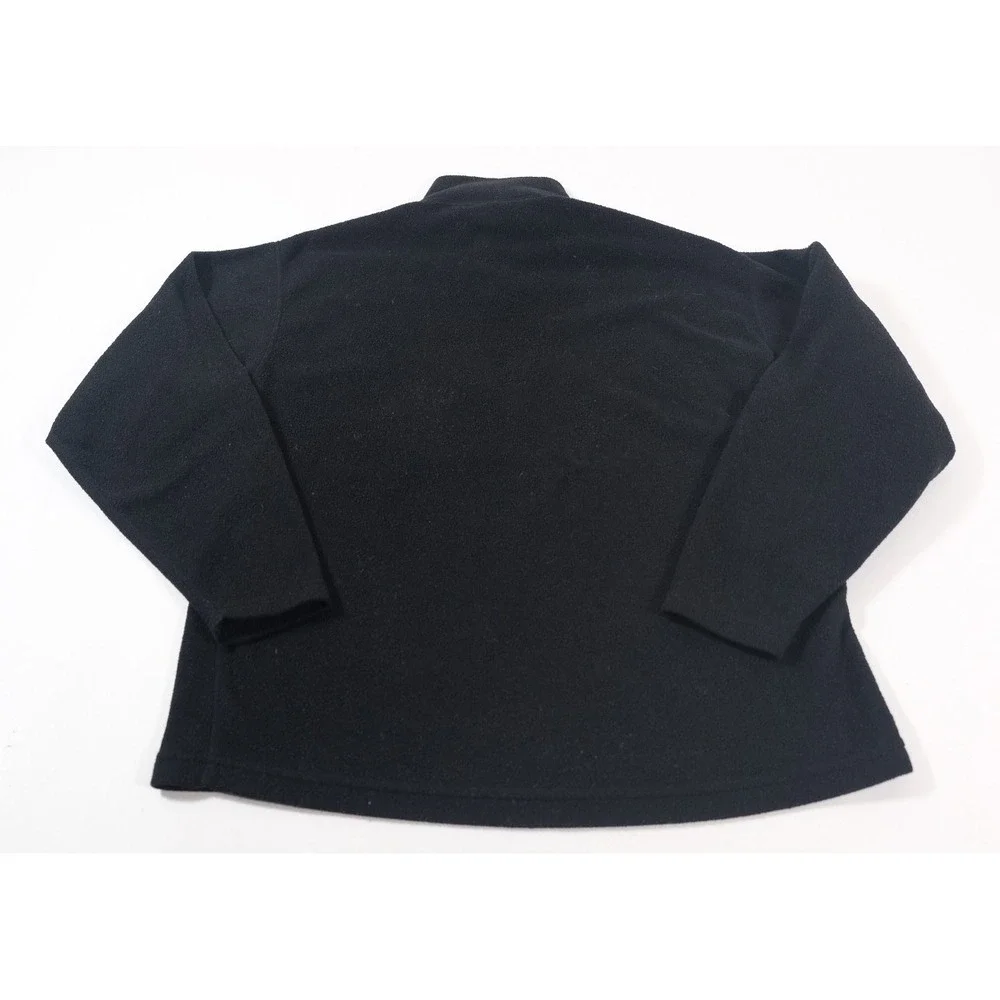 Obermeyer Pullover Mens S Black UltraGear Polartec Fleece Quarter Zip Sweater
